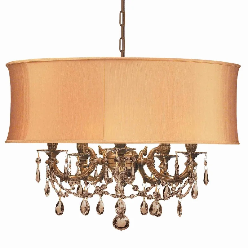 Chandeliers with Venetian Glass for a Luxurious LookChandeliers with Venetian Glass for a Luxurious Look5 Light Aged Brass Traditional Mini Chandelier - C193-5535-AG-SHG-GTS