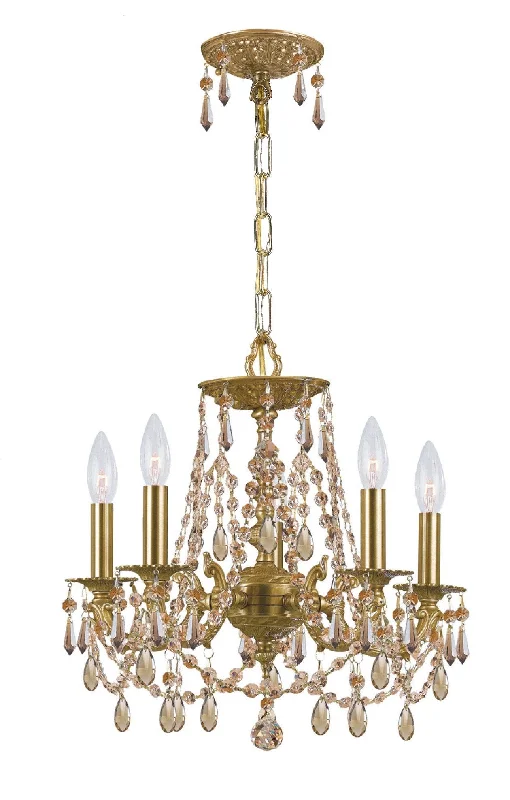 Chandeliers for Dining Rooms to Set the Mood for MealsChandeliers for Dining Rooms to Set the Mood for Meals5 Light Aged Brass Traditional Mini Chandelier - C193-5545-AG-GTS