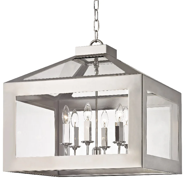Art Deco Chandeliers for a Retro - Glam LookArt Deco Chandeliers for a Retro - Glam Look6 Light Polished Nickel Transitional  Modern Chandelier - C193-6056-PN