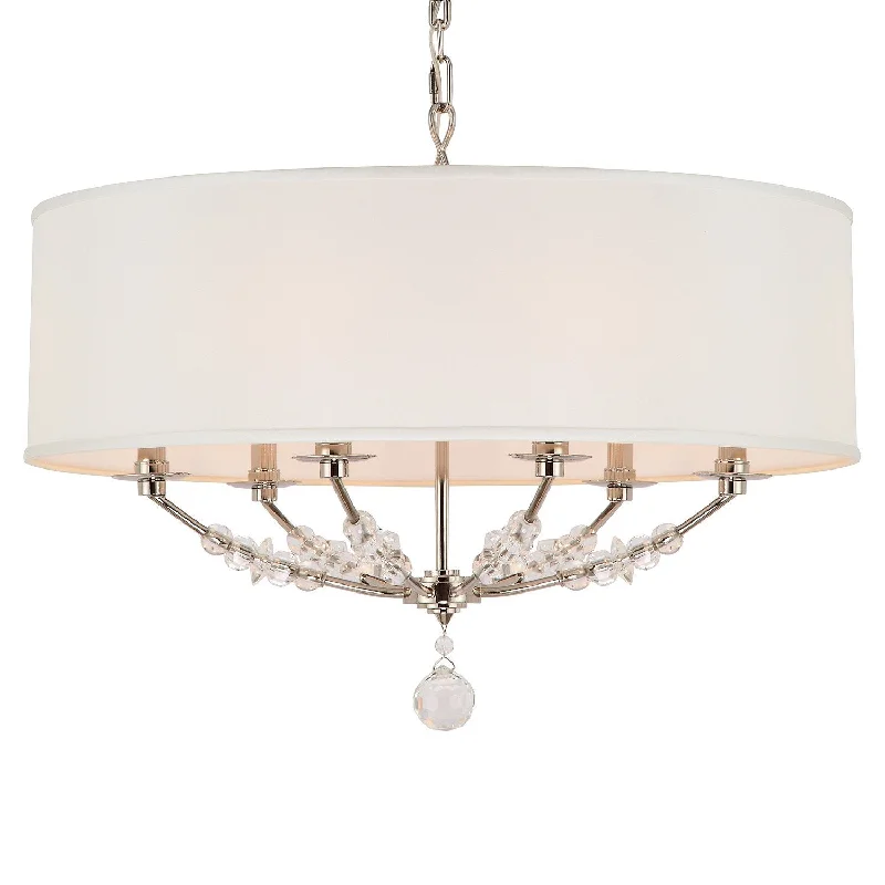 Chandeliers for Dining Rooms to Set the Mood for MealsChandeliers for Dining Rooms to Set the Mood for Meals6 Light Polished Nickel Modern Chandelier - C193-8006-PN