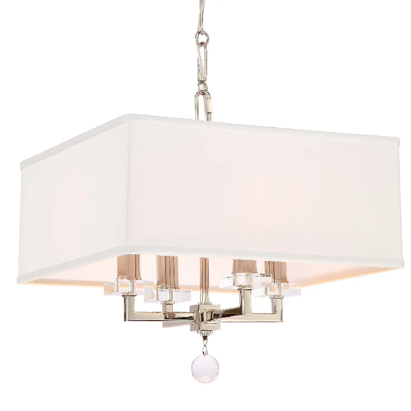 Chandeliers with Dimmable Lights for Ambiance ControlChandeliers with Dimmable Lights for Ambiance Control4 Light Polished Nickel Modern Mini Chandelier - C193-8105-PN