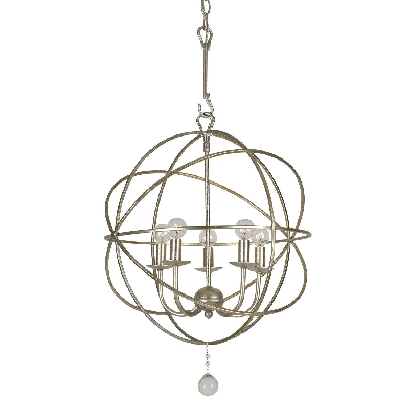 Mini Chandeliers for Adding Charm to Small SpacesMini Chandeliers for Adding Charm to Small Spaces5 Light Olde Silver Industrial Mini Chandelier - C193-9224-OS