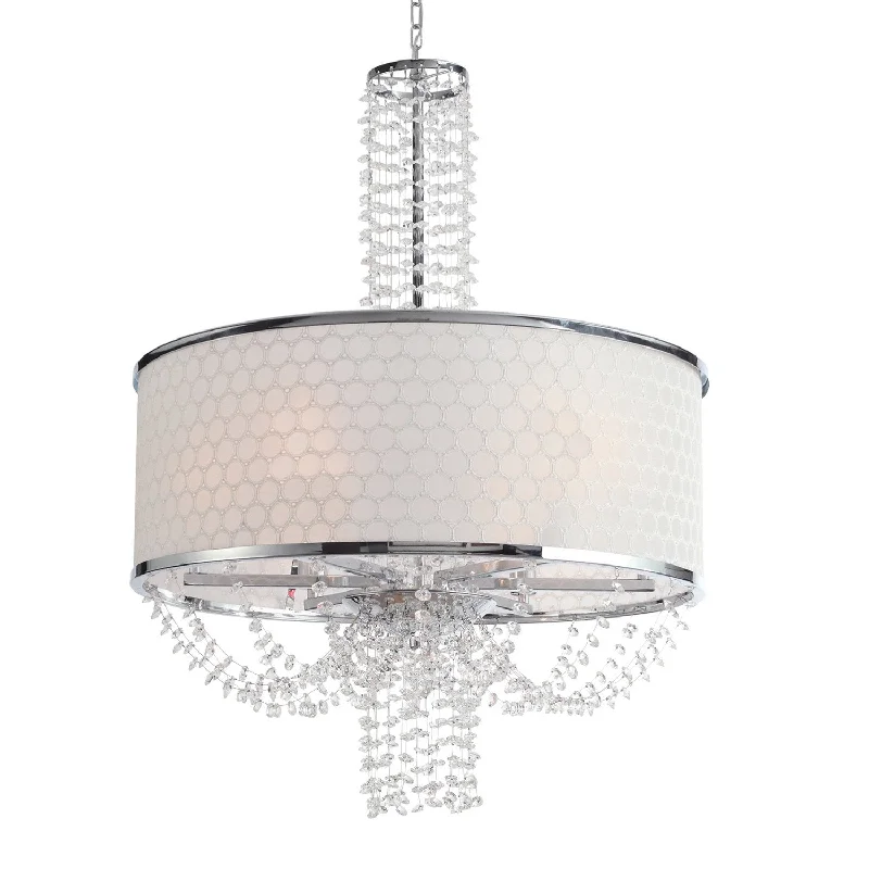 Chandeliers with Dimmable Lights for Ambiance ControlChandeliers with Dimmable Lights for Ambiance Control6 Light Polished Chrome Modern Chandelier Draped In Hand Cut Crystal Beads - C193-9806-CH