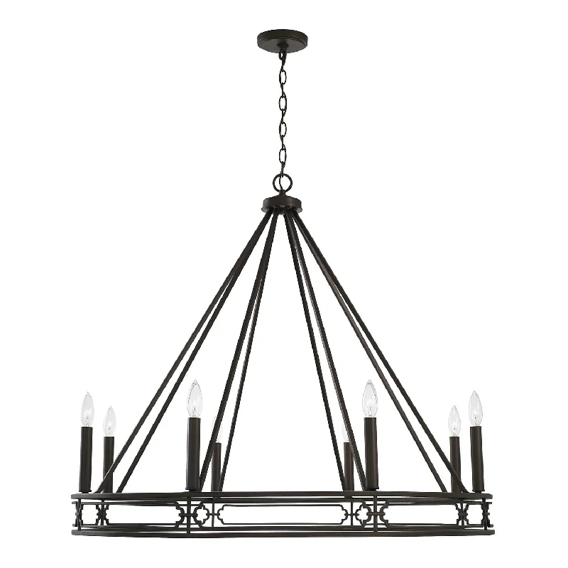 Ceiling - Mounted Chandeliers for Standard CeilingsCeiling - Mounted Chandeliers for Standard CeilingsCapital Merrick 443481OB Chandelier Light - Old Bronze