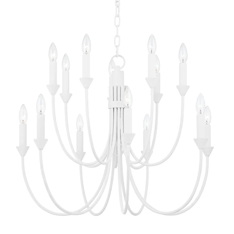 Chandeliers with Metal Frames in Black FinishChandeliers with Metal Frames in Black FinishCATE 14 LIGHT CHANDELIER