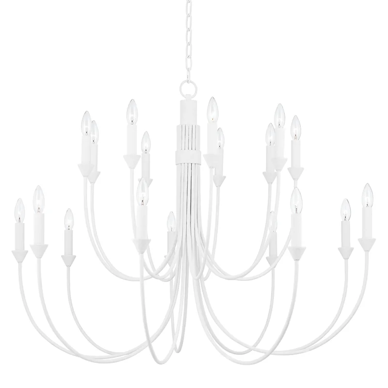 Chandeliers with Colored Glass for a Splash of ColorChandeliers with Colored Glass for a Splash of ColorCATE 18 LIGHT CHANDELIER