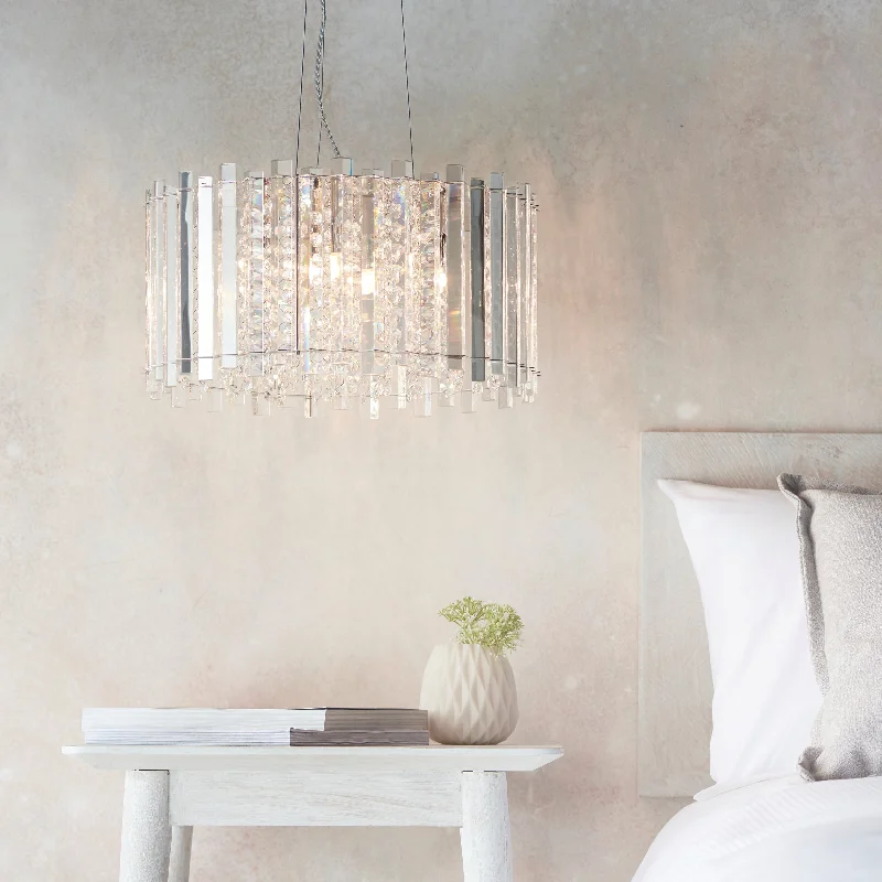 Incandescent Chandeliers for a Warm and Traditional GlowIncandescent Chandeliers for a Warm and Traditional GlowEndon Hanna Chrystal Pendant Chrome