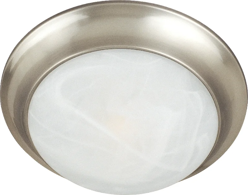 Victorian - Inspired Chandeliers with Ornate DetailsVictorian - Inspired Chandeliers with Ornate DetailsEssentials 3-Light Flush Mount Satin Nickel - C157-5852MRSN