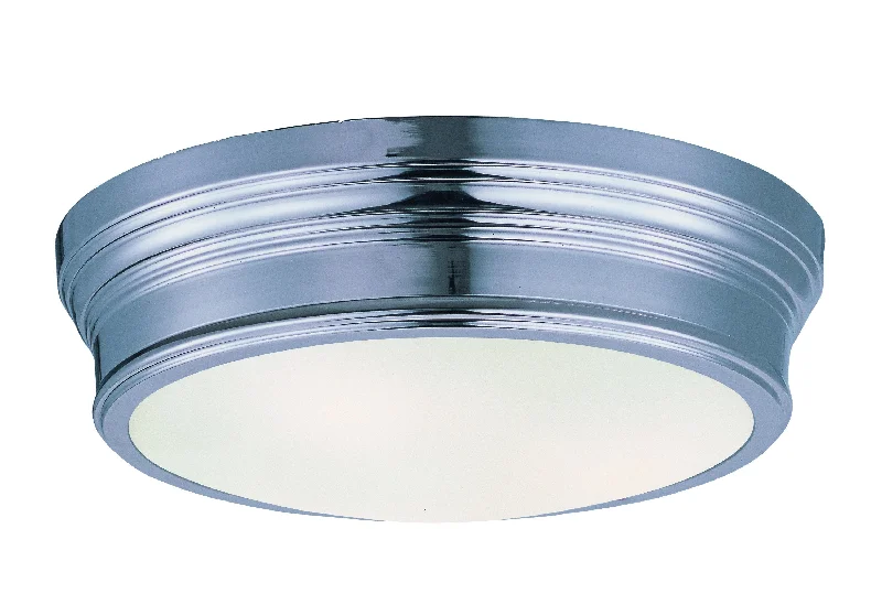 Chandeliers with Metal Frames in Black FinishChandeliers with Metal Frames in Black FinishFairmont 2-Light Flush Mount Polished Nickel - C157-22370SWPN