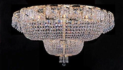 Rustic Wood Chandeliers for Country - Style HousesRustic Wood Chandeliers for Country - Style HousesFlush French Empire Crystal Chandelier Chandeliers Lighting H 20" X W 30" - A93-Flush/928/21