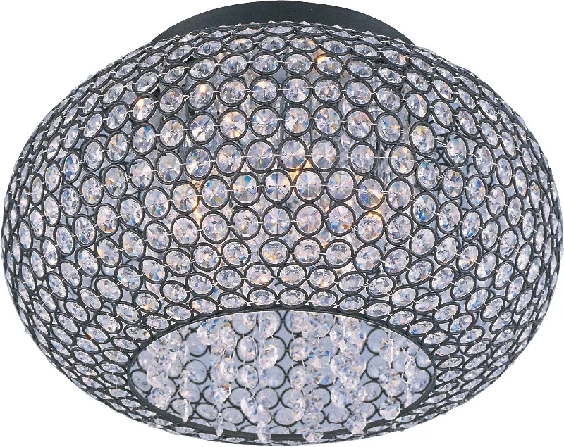 Modern Crystal Chandeliers for Contemporary HomesModern Crystal Chandeliers for Contemporary HomesGlimmer 5-Light Flush Mount Bronze - C157-39875BCBZ