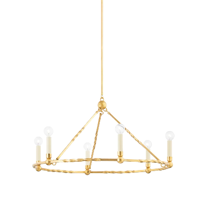 Chandeliers with Metal Frames in Copper FinishChandeliers with Metal Frames in Copper FinishJOSEPHINE 6 LIGHT CHANDELIER