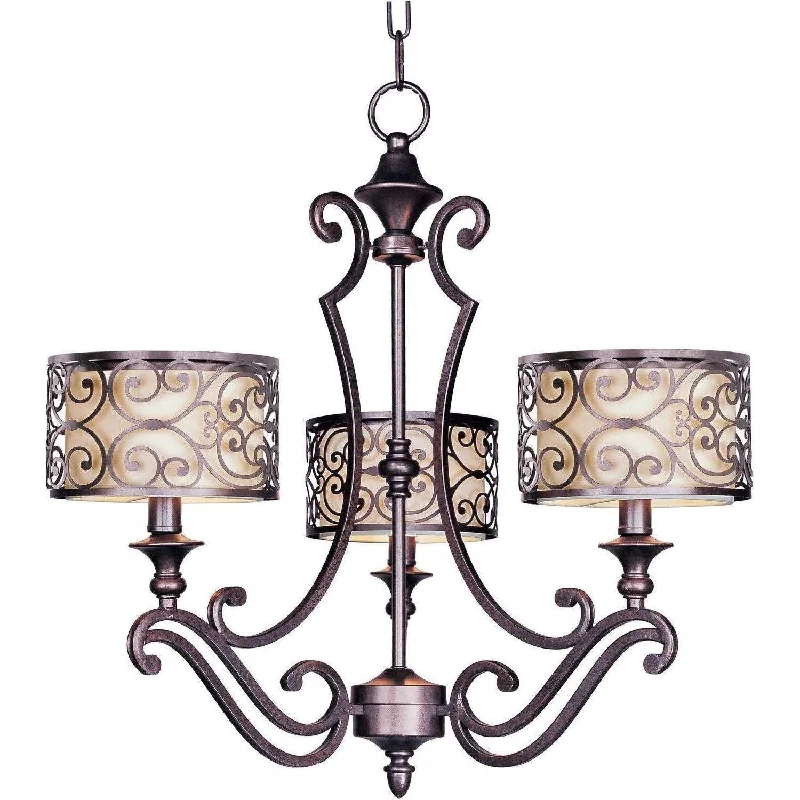 Chandeliers with Metal Frames in Bronze FinishChandeliers with Metal Frames in Bronze FinishMondrian Chandelier