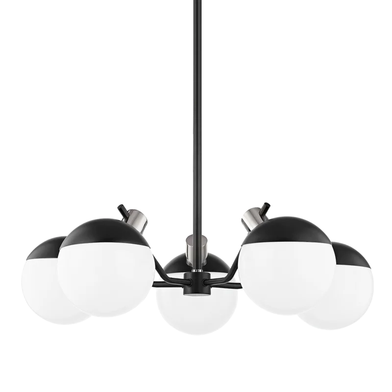 POLISHED NICKEL/SOFT BLACK