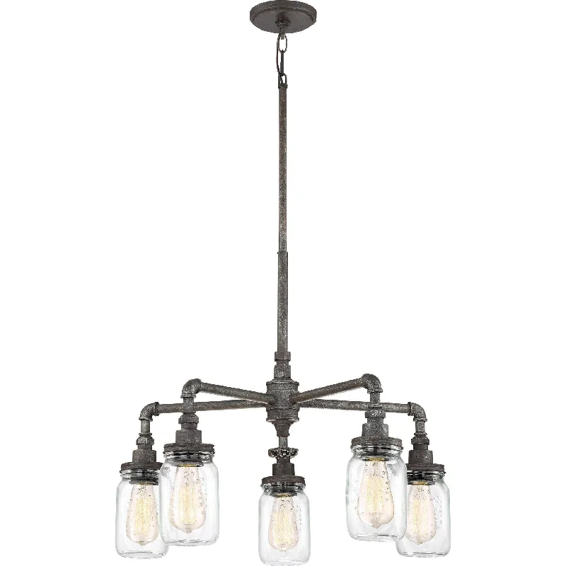 Chandeliers with Metal Frames in Bronze FinishChandeliers with Metal Frames in Bronze FinishSquire Chandelier