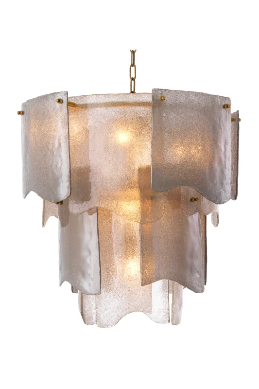 Mid - Century Modern Chandeliers for Vintage AppealMid - Century Modern Chandeliers for Vintage AppealTiered Glass Modern Chandelier | Eichholtz Asinara