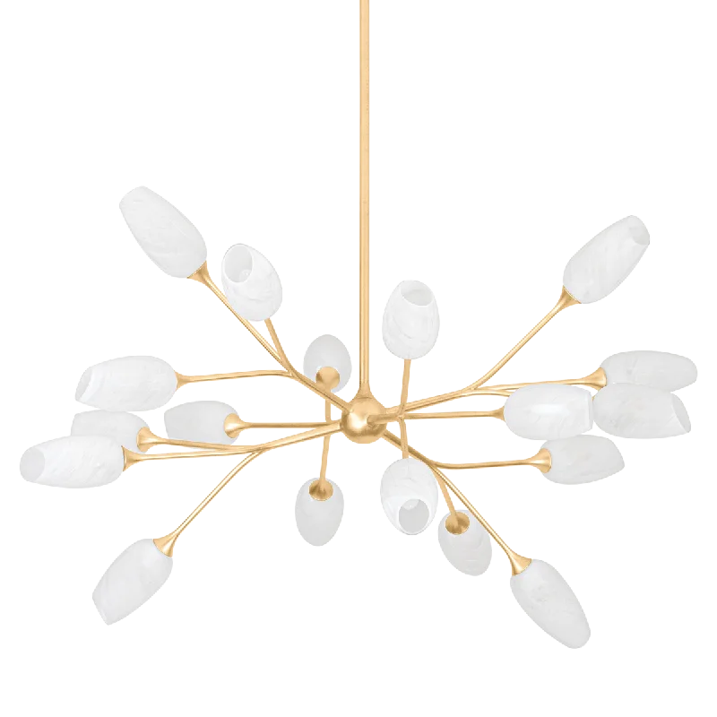 Chandeliers with Adjustable Arms for Directional LightingChandeliers with Adjustable Arms for Directional LightingAldean 18 Light Chandelier