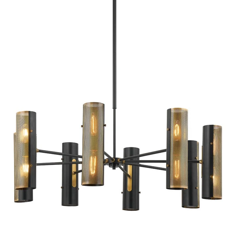 Chandeliers with Colored Glass for a Splash of ColorChandeliers with Colored Glass for a Splash of ColorMikka 16 Light Chandelier