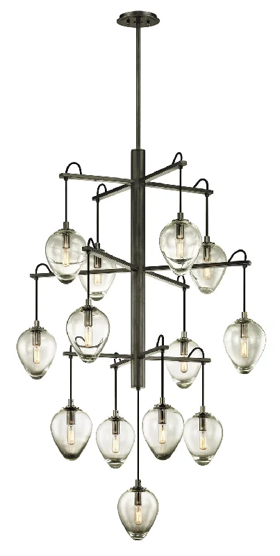Chandeliers with Murano Glass for a High - End Artistic TouchChandeliers with Murano Glass for a High - End Artistic TouchBrixton 13 Light Pendant