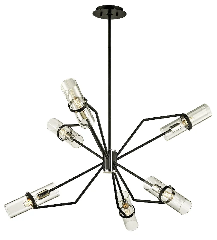 Chandeliers with Metal Frames in Copper FinishChandeliers with Metal Frames in Copper FinishRaef Six Light Chandelier