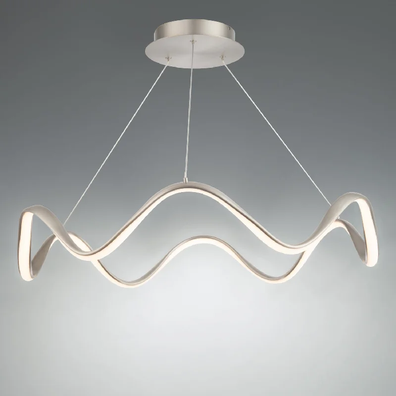 Industrial Iron Chandeliers for Loft - Inspired SpacesIndustrial Iron Chandeliers for Loft - Inspired SpacesWAC Morae PD-33230-BN Chandelier Light - Brushed Nickel