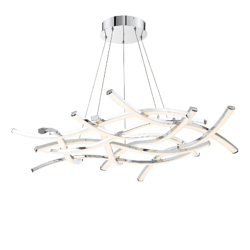 Ceiling - Mounted Chandeliers for Standard CeilingsCeiling - Mounted Chandeliers for Standard CeilingsWAC Divergence PD-60944-CH Chandelier Light - Chrome