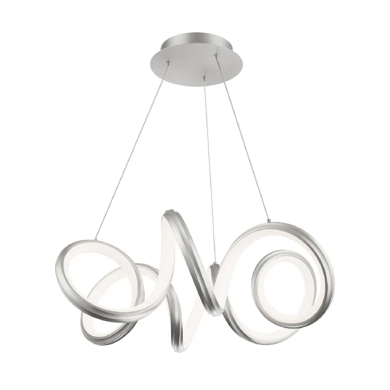 Chandeliers for High Ceilings to Fill Vertical SpaceChandeliers for High Ceilings to Fill Vertical SpaceWAC Mamba PD-71226-BN Chandelier Light - Brushed Nickel