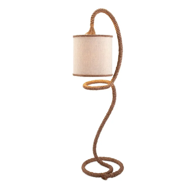 Bohemian Inspired Floor Lamp for Eclectic Home DecorBohemian Inspired Floor Lamp for Eclectic Home DecorBinnacle Rope Floor Lamp