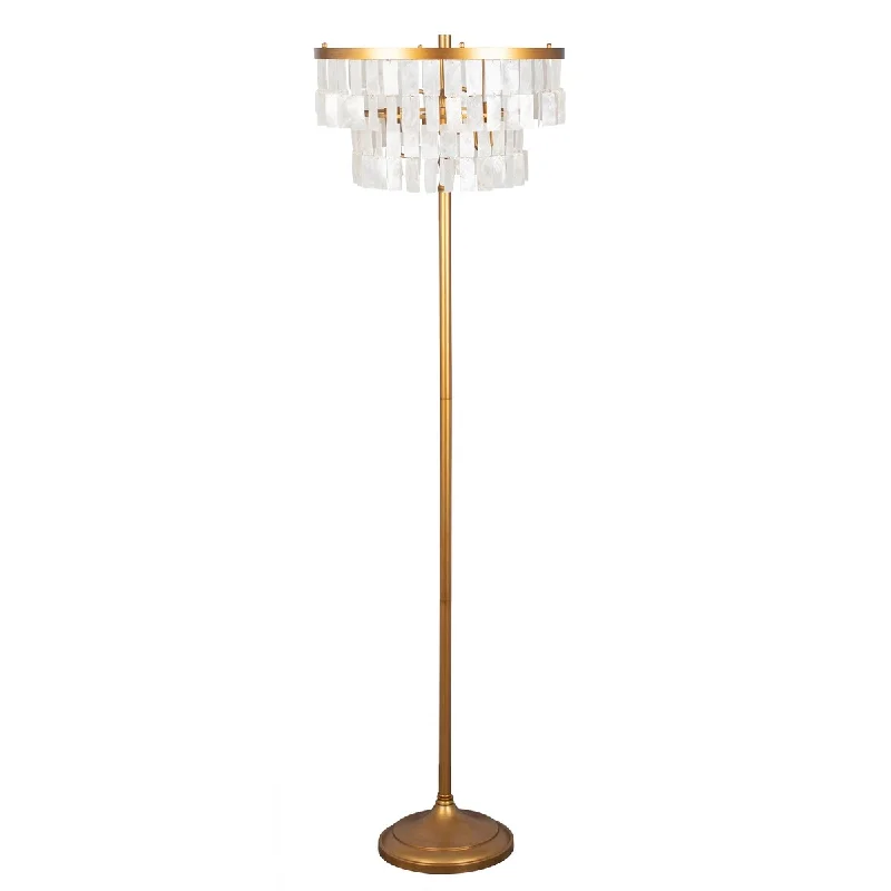 Fabric Floor Lamp with a Linen Shade for a Relaxed AestheticFabric Floor Lamp with a Linen Shade for a Relaxed AestheticCandelabra Floor Lamp - 65