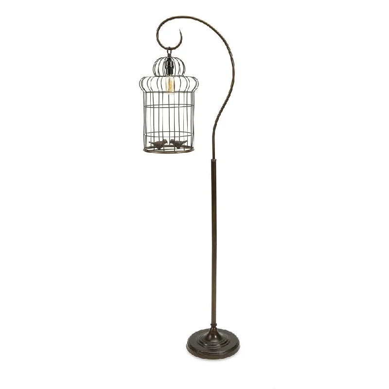  Way Switch Floor Lamp for Multiple Light Intensity Levels Way Switch Floor Lamp for Multiple Light Intensity LevelsCarina Birdcage Floor Lamp