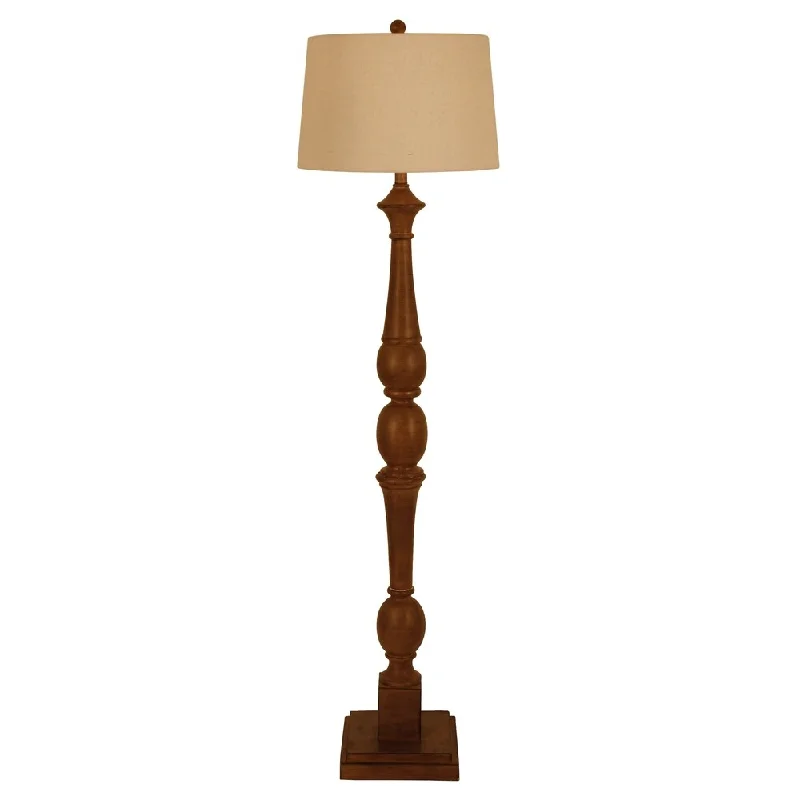 Rustic Farmhouse Style Floor Lamp for Cozy BedroomsRustic Farmhouse Style Floor Lamp for Cozy BedroomsCrossmill Baluster Floor Lamp