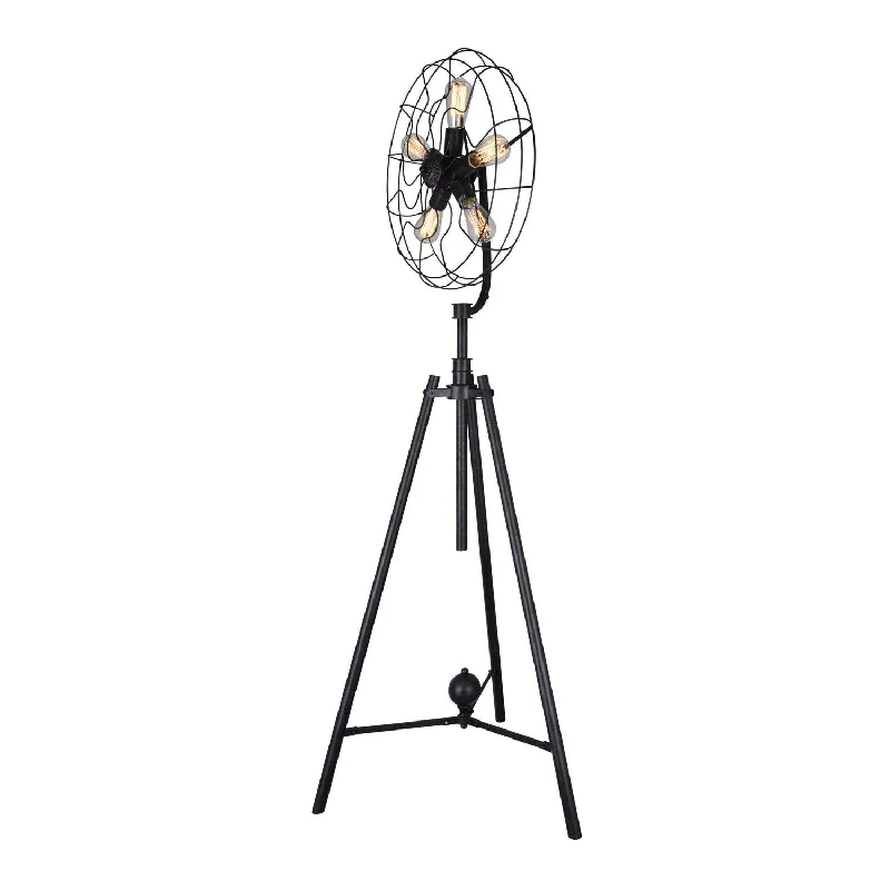Glass Floor Lamp with Frosted Shades for Soft Diffused LightGlass Floor Lamp with Frosted Shades for Soft Diffused LightCwi Lighting 9606F20-5-130  Pamela Lamp Rust