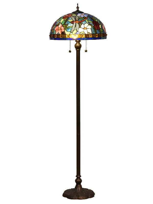 Metal Floor Lamp with a Matte Black Finish for a Sleek LookMetal Floor Lamp with a Matte Black Finish for a Sleek LookDale Tiffany TF16085  Lamp Antique Bronze