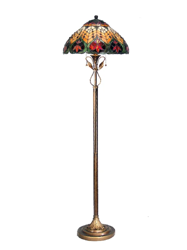 Rustic Farmhouse Style Floor Lamp for Cozy BedroomsRustic Farmhouse Style Floor Lamp for Cozy BedroomsDale Tiffany TF50012 Markus Lamp Antique Brass
