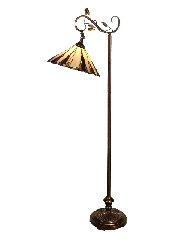 Wood Floor Lamp with Natural Grain for a Warm and Organic FeelWood Floor Lamp with Natural Grain for a Warm and Organic FeelDale Tiffany TF90263 Crystal Ripley Lamp Antique Golden Bronze
