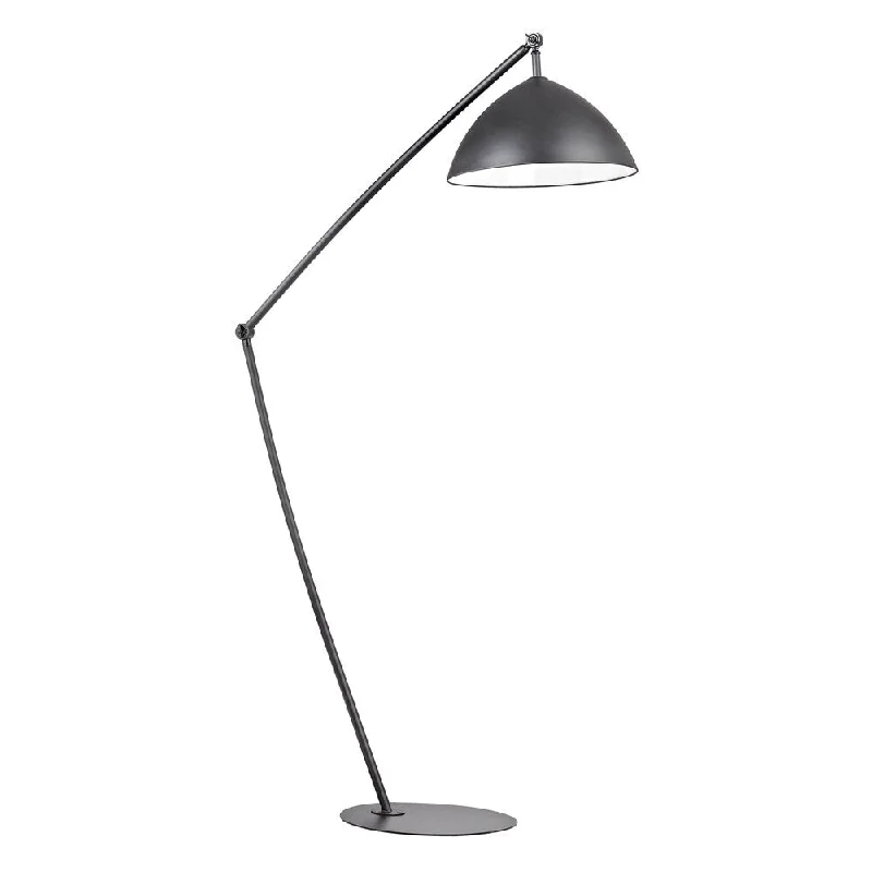 Glass Floor Lamp with Frosted Shades for Soft Diffused LightGlass Floor Lamp with Frosted Shades for Soft Diffused LightDimond Industrial Elements 1-light LED Matte Black Floor Lamp