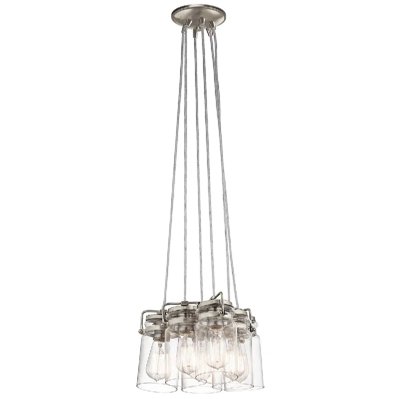 USB Charging Port Floor Lamp for Convenient Device ChargingUSB Charging Port Floor Lamp for Convenient Device ChargingKichler Brinley 6 Light Brushed Nickel Ceiling Pendant