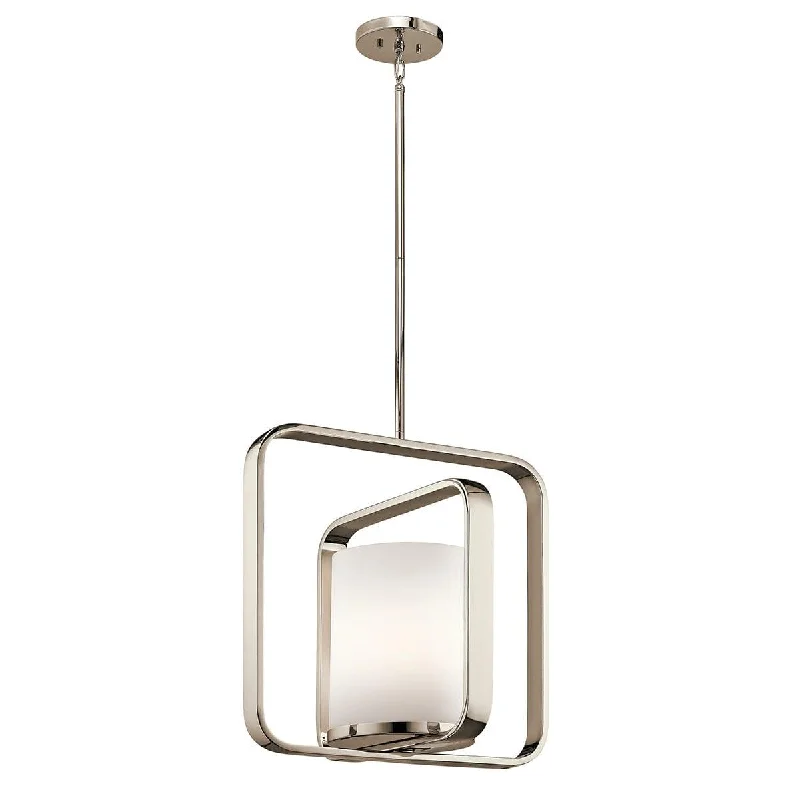 Marble Base Floor Lamp for a Touch of LuxuryMarble Base Floor Lamp for a Touch of LuxuryKichler City Loft 1 Light Large Polished Nickel Pendant Light