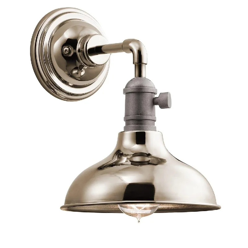 Marble Base Floor Lamp for a Touch of LuxuryMarble Base Floor Lamp for a Touch of LuxuryKichler Cobson 1 Light Polished Nickel Wall Light