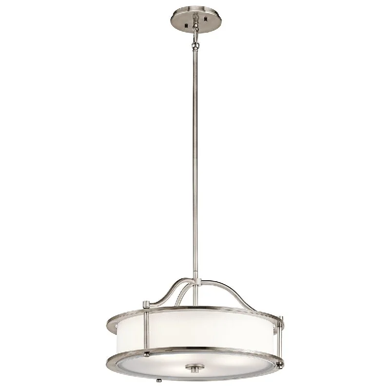 Bohemian Inspired Floor Lamp for Eclectic Home DecorBohemian Inspired Floor Lamp for Eclectic Home DecorKichler Emory 3 Light Pewter Semi Flush Pendant Light