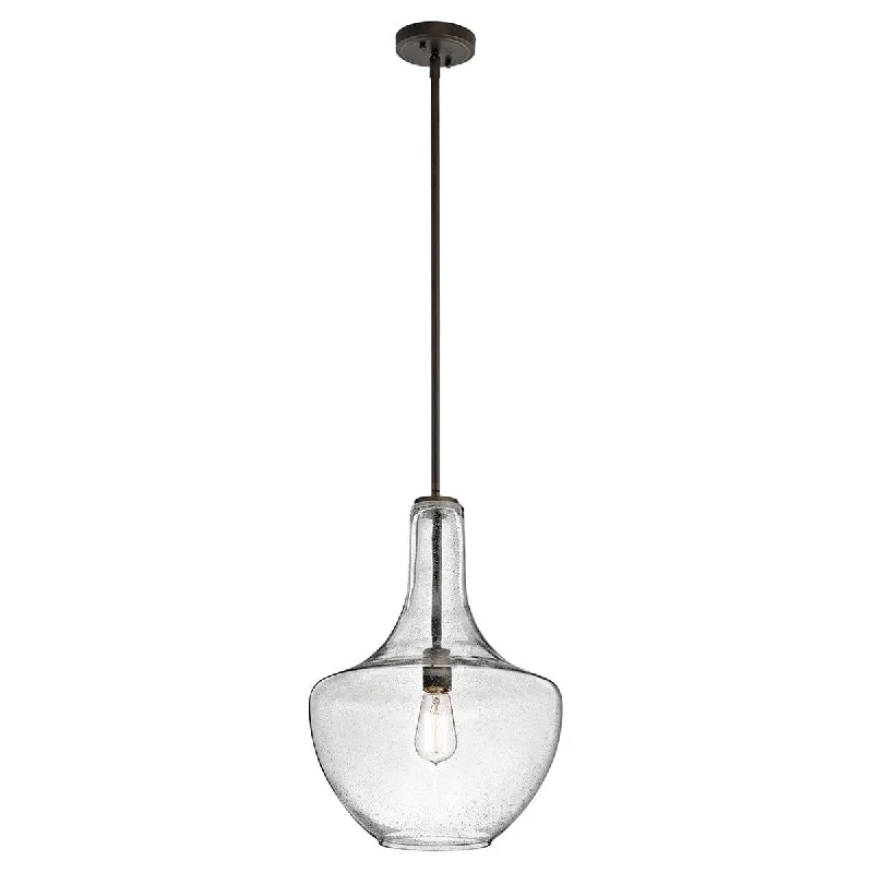 Metal Floor Lamp with a Matte Black Finish for a Sleek LookMetal Floor Lamp with a Matte Black Finish for a Sleek LookKichler Everly 1 Light Medium Bronze Ceiling Pendant Light