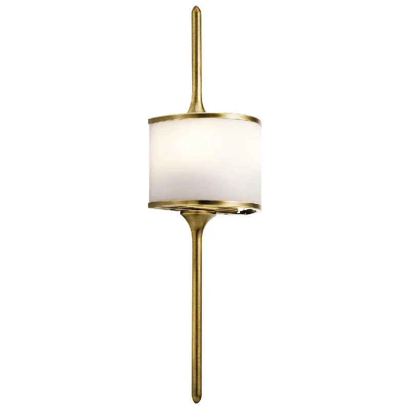 Industrial Style Floor Lamp with Exposed Bulbs for Loft ApartmentsIndustrial Style Floor Lamp with Exposed Bulbs for Loft ApartmentsKichler Mona 2 Light Small Natural Brass Bathroom Wall Light