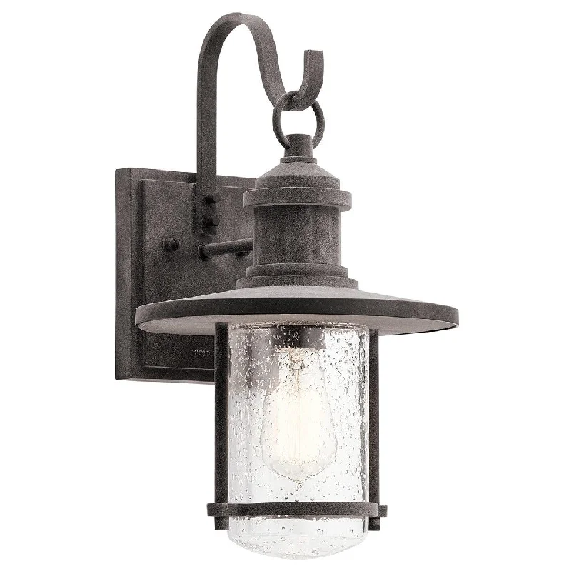 Rustic Farmhouse Style Floor Lamp for Cozy BedroomsRustic Farmhouse Style Floor Lamp for Cozy BedroomsKichler Riverwood Large Zinc Outdoor Wall Light