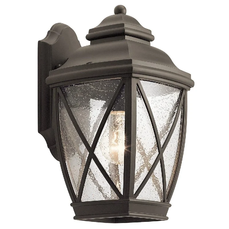 Metal Floor Lamp with a Matte Black Finish for a Sleek LookMetal Floor Lamp with a Matte Black Finish for a Sleek LookKichler Tangier Medium Bronze Outdoor Wall Light