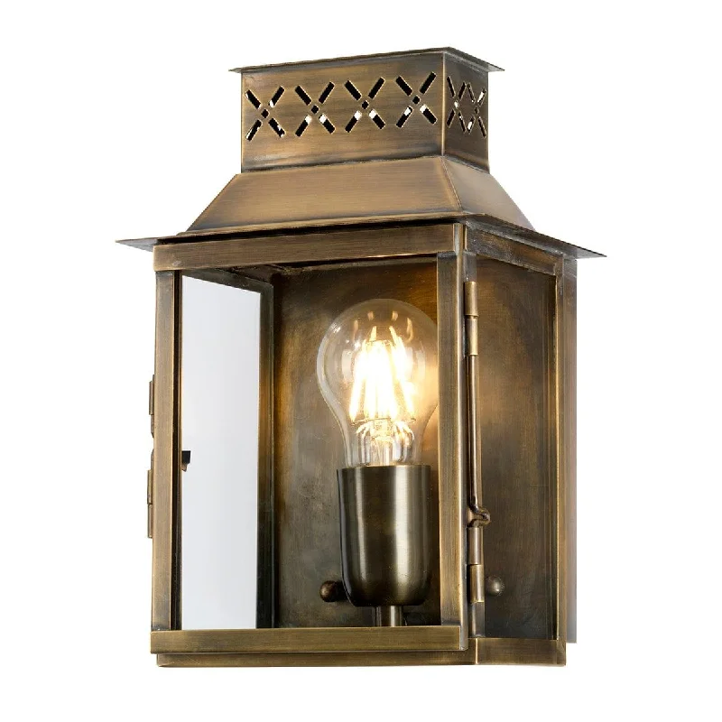 Rustic Farmhouse Style Floor Lamp for Cozy BedroomsRustic Farmhouse Style Floor Lamp for Cozy BedroomsLambeth Palace 1 Light Outdoor Brass Wall Light - Elstead