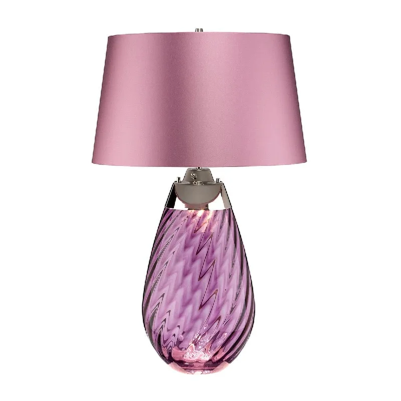 Victorian Style Floor Lamp for Traditional and Elegant InteriorsVictorian Style Floor Lamp for Traditional and Elegant InteriorsLena 2 Light Large Plum Glass Table Lamp Elstead Lighting