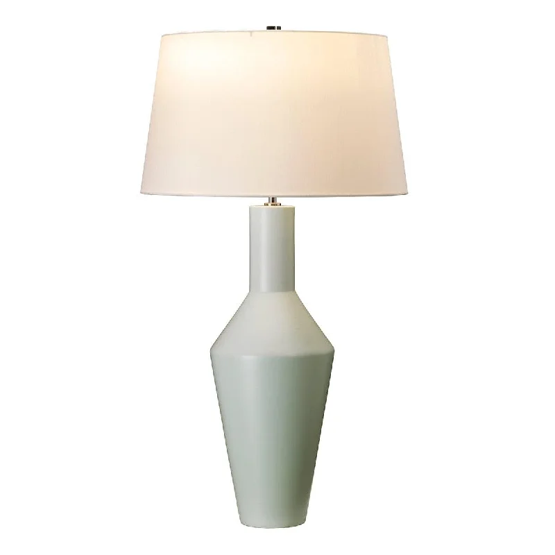 Glass Floor Lamp with Frosted Shades for Soft Diffused LightGlass Floor Lamp with Frosted Shades for Soft Diffused LightLeyton Green Ceramic Table Lamp