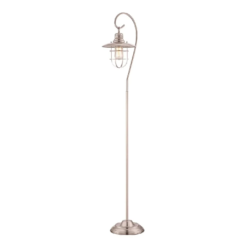 Fabric Floor Lamp with a Linen Shade for a Relaxed AestheticFabric Floor Lamp with a Linen Shade for a Relaxed AestheticLite Source Lanterna II 1-light Floor Lamp