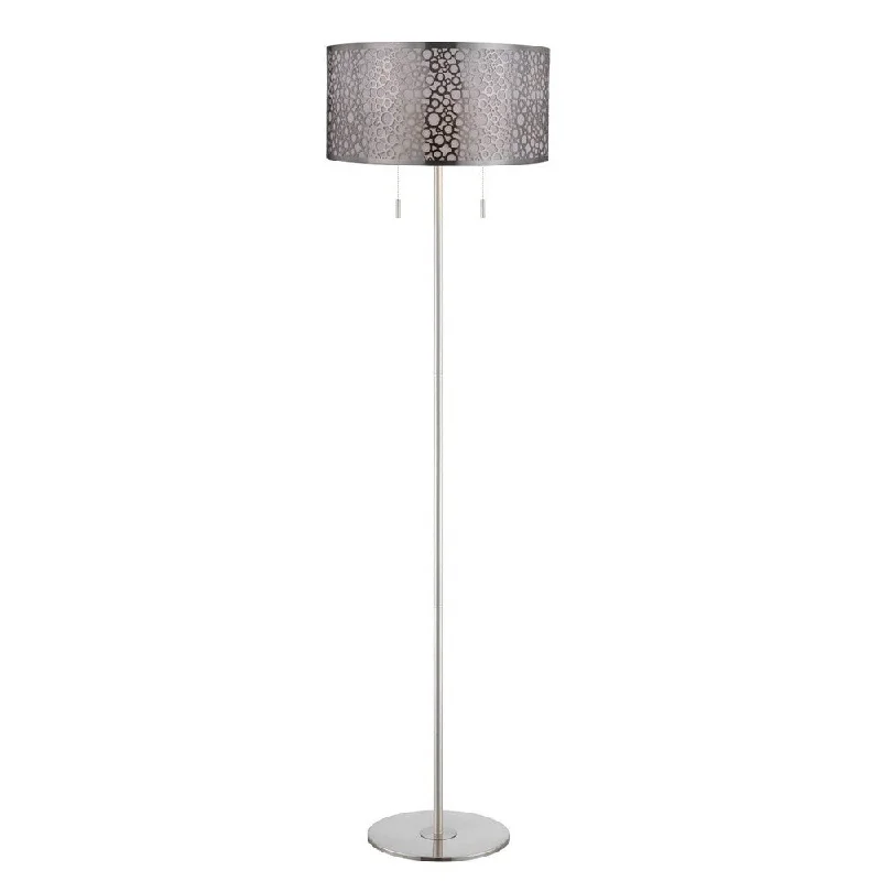 Glass Floor Lamp with Frosted Shades for Soft Diffused LightGlass Floor Lamp with Frosted Shades for Soft Diffused LightLite Source Neoma Floor Lamp