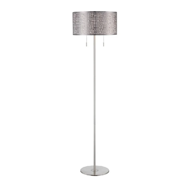 Glass Floor Lamp with Frosted Shades for Soft Diffused LightGlass Floor Lamp with Frosted Shades for Soft Diffused LightLite Source Torre Floor Lamp